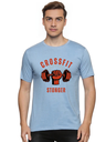 Sky Blue Round Neck T-Shirt - Crossfit