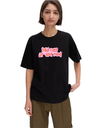 Black Oversized Printed T-Shirt - Take care of Your mind