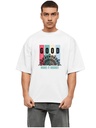 White Oversized  T Shirt - MakeitBharat print