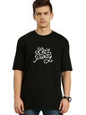Black Oversized Holiday T Shirt  - Lets Party