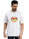 White Oversized Country T-Shirt Indonesia