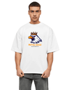 Premium White Oversized Country T-Shirt - Royal Eagle