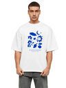 White Oversized Country T-Shirt - Singapore National Day