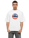 White Oversized Country T-Shirt - Bangkok Thailand