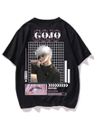 Black- Oversized Printed T-Shirt - Gojo New