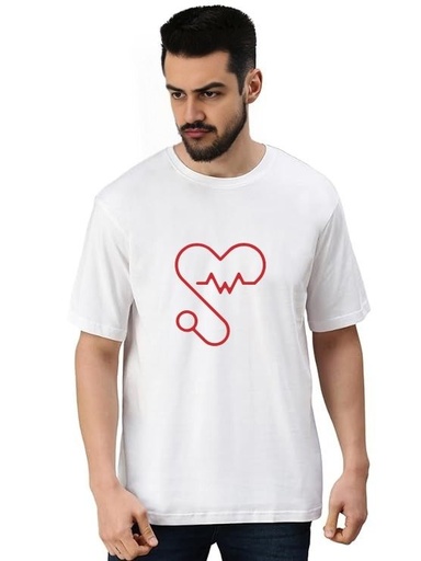 White Oversized T Shirt, Medico- Medical 